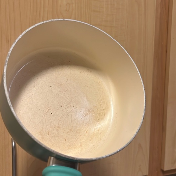 💝 $1 when Bundled 💝 Medium Size Non-Stick Pot with Lid GREEN LIFE - Picture 2 of 8